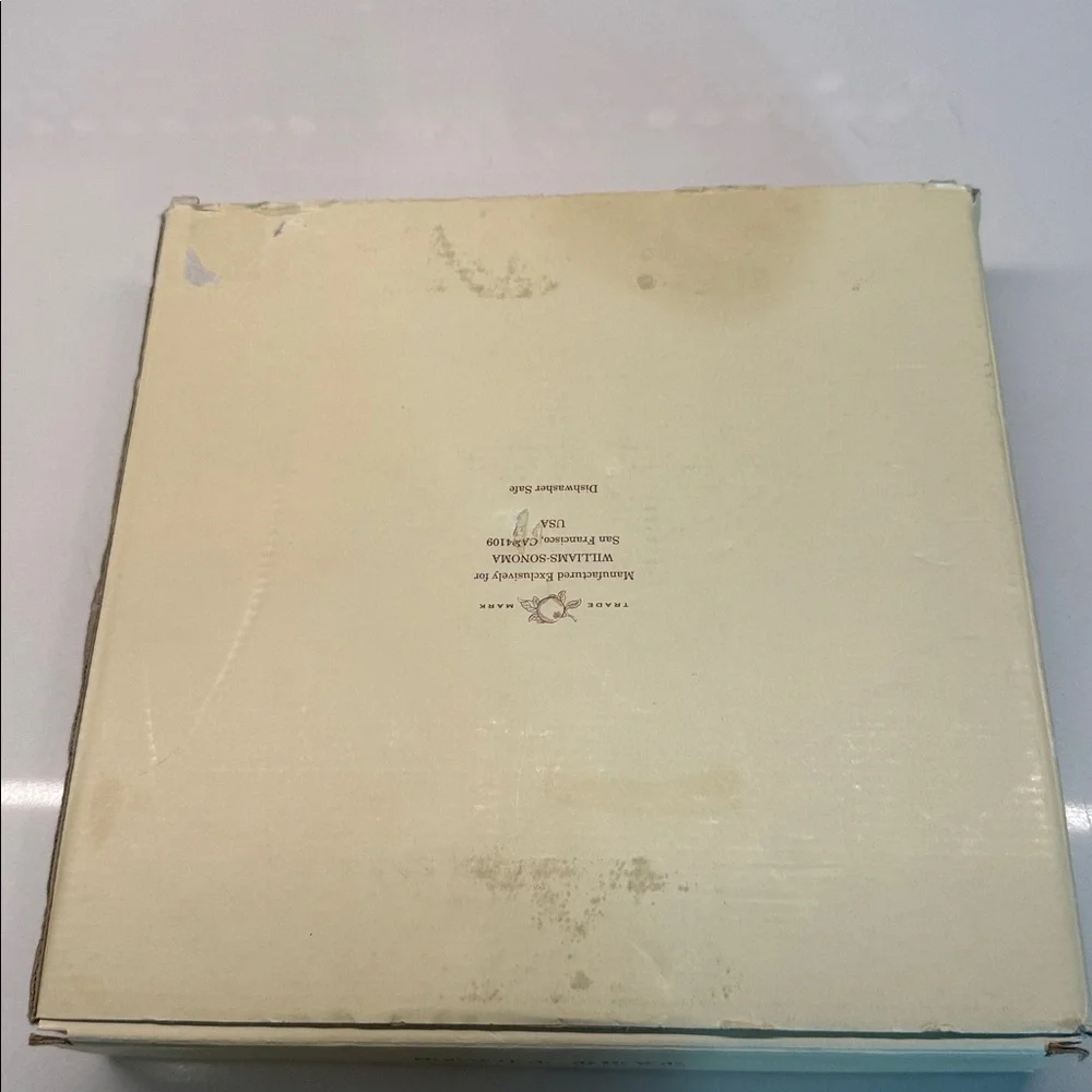 William Sonoma tart plate 9”